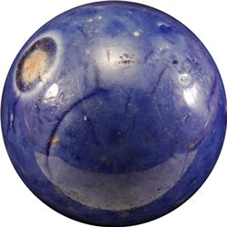 Marbles: Lot 171. NON-GLASS HANDMADE, Bennington. 1-1/2". Mint (9.9).