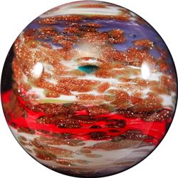 Marbles: Lot 180. CONTEMPORARY HANDMADE, George Pavliscak. 1-1/16". Mint (9.9).
