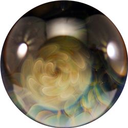 Marbles: Lot 185. CONTEMPORARY HANDMADE, Eric Carlin. 1-7/8". Mint (9.9).