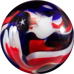 Marbles: Lot 190. CONTEMPORARY HANDMADE, David Salazar. Limited Edition. 1-11/16". Mint (9.9).