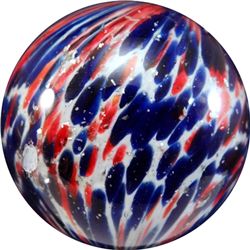 Marbles: Lot 191. END OF DAY, Onionskin. 1-13/16". Polished
