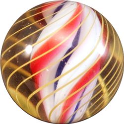 Marbles: Lot 194. SWIRL, Solid Core. 25/32". Polished
