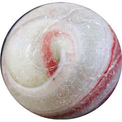 Marbles: Lot 197. TRANSITIONAL, Ground pontil. Sea Glass. 5/8". Near Mint (8.5).