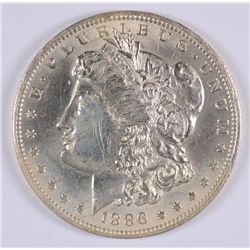 1886-O MORGAN DOLLAR UNC (MINOR CLEANING)