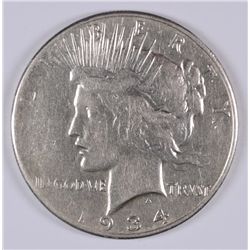 1934-S PEACE DOLLAR VF