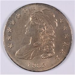 1835 BUST HALF DOLLAR, AU-58
