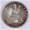 Image 1 : 1849 SEATED HALF DOLLAR, AU-55
