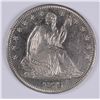 Image 1 : 1876 SEATED HALF DOLLAR, AU/BU
