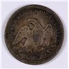 Image 2 : 1857 SEATED LIBERTY QUARTER, XF+