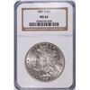 Image 1 : 1887-S MORGAN DOLLAR NGC MS 62 NICE