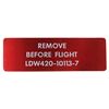Image 1 : Lunar Module Remove Before Flight Cover