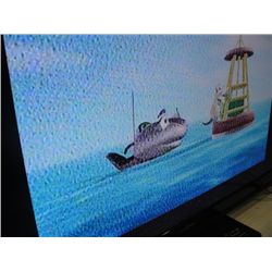 49" INSIGNIA TV WITH REMOTE - LINE PRESENT CENTER SCREEN