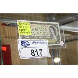 1954 CANADIAN $20 BANK NOTE