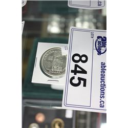 CENTENNIAL 1858-1958 ROYAL CANADIAN MINT $1 SILVER TOTEM POLE COIN