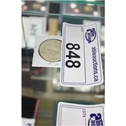 CENTENNIAL 1858-1958 ROYAL CANADIAN MINT $1 SILVER TOTEM POLE COIN