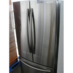 3 DOOR STAINLESS STEEL SAMSUNG REFRIGERATOR  - FOR PARTS OR REPAIR