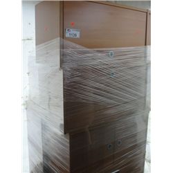 PALLET LOT OF 5 MATCHING OFFICE CABINETS