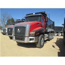 2014 CAT CT660S TRI-AXLE DUMP, S/N 1HTJGTKT0EJ483413, 475 HP CAT C613 DIESEL ENG, CAT CX31 6 SPD A/T