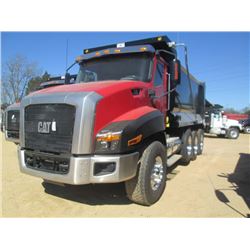 2014 CAT CT660S TRI-AXLE DUMP, S/N 1HTJGTKTXEJ483414, 475 HP CAT CT13 DIESEL ENG, CAT CX31 6 SPD A/T