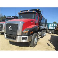 2014 CAT CT660S TRI-AXLE DUMP, S/N 1HTJGTKT1EJ483415, 475HP CAT CT13 DIESEL ENG, CAT CX31 6 SPD A/T,