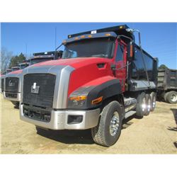 2014 CAT CT660S TRI-AXLE DUMP, S/N 1HTJGTKT2EJ483407, 475HP CAT CT13 DIESEL ENG, CAT CX31 6 SPD A/T,