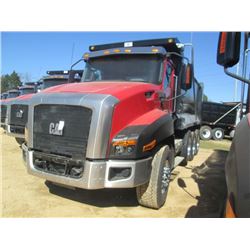 2014 CAT CT660S TRI-AXLE DUMP, S/N 1HTJGTKT4EJ483408, 475HP CAT CT13 DIESEL ENG, CAT CX31 6 SPD AUTO