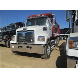 2014 WESTERN STAR 4700 TRI-AXLE DUMP, S/N 5KKMAVDV7ELFY6530, DETROIT DD13 500HP ENG, 8LL TRANS, 46K 