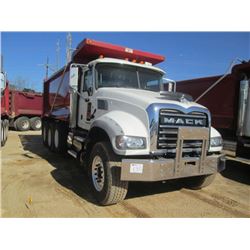 2012 MACK GU713 TRI-AXLE DUMP, S/N 1M2AX04C4CM011547, MACK MP7-405M ENGINE, ALLISON A/T, 44K REARS, 