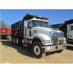 2011 MACK GU713 TRI-AXLE DUMP, S/N 1M2AX09C2BM010212, 425 HP MACK MP8 DIESEL ENG, ALLISON A/T, 44K R
