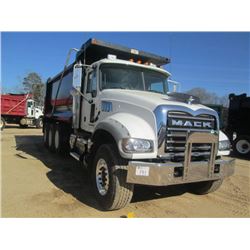 2011 MACK GU713 TRI-AXLE DUMP, S/N 1M2AX09C0BM010208, 425 HP MACK MP8 DIESEL ENG, ALLISON A/T, 44K R