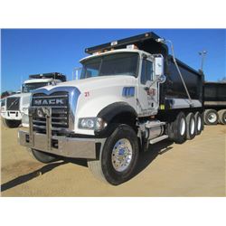 2010 MACK GU713 TRI-AXLE DUMP, S/N 1M2AX09C9AM007547, MACK MP8-425M ENG, 10 SPD TRANS, 44K REARS, 18