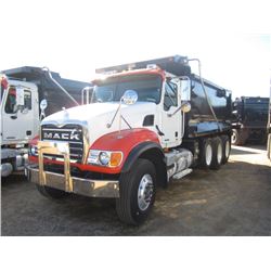 2007 MACK GRANITE CV713 TRI-AXLE DUMP, S/N 1M2AG11C47M046461, 427HP MACK ENG, 8LL TRANS, 44K REARS, 