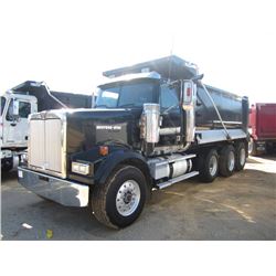 2007 WESTERN STAR TRI-AXLE DUMP, S/N 5KKHACK37PX72826, 515HP S60 DETROIT DIESEL ENG, 8LL TRANS, 46K 