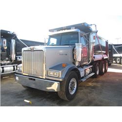 2007 WESTERN STAR TRI-AXLE DUMP, S/N 5KKHAECK77PX72828, 515HP S60 DETROIT DIESEL ENG, 8LL TRANS, 46K