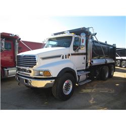 2007 STERLING TRI-AXLE DUMP, S/N 2FZHAZDE77AY07868, C13 CAT DIESEL ENG, 20K FRONT, ENGINE BRAKE, 16'