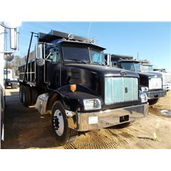 2000 PETERBILT 330 T/A DUMP, S/N 1NPNLD9X9YS524521, CAT DIESEL ENG, 8LL TRANS, 40K REARS, 14,800K FR