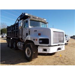 1999 INTERNATIONAL 5000 TRI-AXLE DUMP, S/N 1HTTGAST8XJ003239, 375 HP CAT 3406 DIESEL ENG, 8LL TRANS,