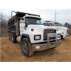 2003 MACK RD 688S TRI-AXLE DUMP, S/N 1M2P267C83M066266, MACK E7 350 HP ENG, 8LL TRANS, 44K REARS, 18