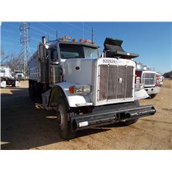 1994 PETERBILT 379 TRI-AXLE DUMP, S/N 1XP5DV9XXRN347582, 3406 CAT DIESEL ENG, 425 HP, 13 SPD TRANS, 