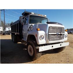FORD 9000 T/A DUMP, S/N U902VBK05A5, CAT DSL ENG, 8LL TRANS, 15' DUMP BODY, 11R22.5 REAR TIRES, 385/