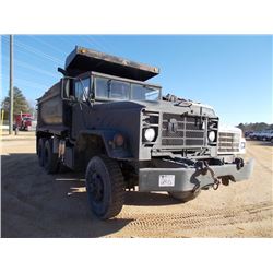 1984 AM GENERAL M925 6X6 T/A DUMP, S/N MLGVCC525-01988, DIESEL ENG, A/T, 14' HARD OX STAMPEDE BODY, 