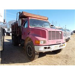 1991 INTERNATIONAL 4900 S/A DUMP, S/N 1HTSDZ7R7MH328760, IHC DIESEL ENG, 5 SPD TRANS, 10' GENERAL DU