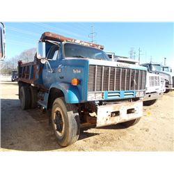 1984 GMC 7000 S/A DUMP, S/N 1GDM7D1Y4EV524525, FORD DIESEL ENG, 5 SPD TRANS, 10' DUMP BODY, 6YD CAP,