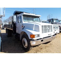 1983 INTERNATIONAL 1954 S/A DUMP, S/N 1HTAA1958DHA31631, DT466 ENG, A/T, P/S, 14' DUMP BODY, DISC WH