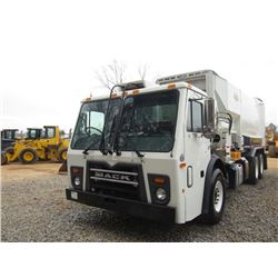 2014 MACK LEU613 T/A AUTOMATED SIDE LOADER, S/N 1M2AU02C6EM008700, MP7 325M MACK DIESEL ENG, ALLISON