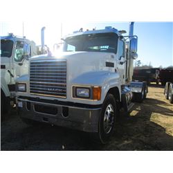 2014 MACK CHU613 T/A TRUCK TRACTOR, S/N 1M1AN07Y5EM017653, MP8 505M MACK ENG, 18 SPD TRANS, 46K REAR