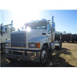 2014 MACK CHU613 T/A TRUCK TRACTOR, S/N 1M1AN07Y3EM017652, MP8 505M MACK ENG, 18 SPD TRANS, 46K REAR