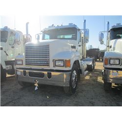2014 MACK CHU613 T/A TRUCK TRACTOR, S/N 1M1AN07Y3EM017649, MACK MP8-505E ENG, 18 SPD TRANS, 46K REAR