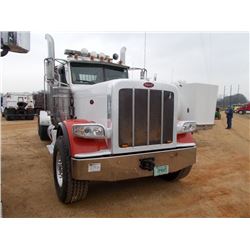 2013 PETERBILT 389 TRR-AXLE TRUCK TRACTOR, S/N 1XPXP4EXPDD176419, 550 HP CUMMINS ISX 15 ENG, 18 SPD 