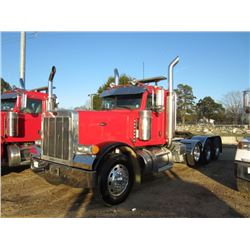 2007 PETERBILT 379 TRI-AXLE TRUCK TRACTOR, S/N 1XP5D40XX7N677406, 475HP CUMMINS ENG, 18 SPD TRANS, 4